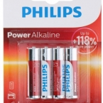 Elementai PHILIPS AAA 4v. ALKALINE (pak,4vnt)