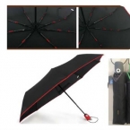 Skėtis vienspalvis su kanteliu, automatinis (31cm) (vnt)