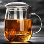 Infuzinis puodelis su permatomu filtru (vnt)